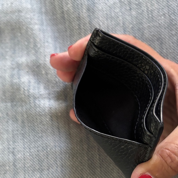 Marc Jacobs Black Leather Card Case - Picture 4 of 7